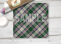 Irish Tartan Plaid Patterned HTV 383