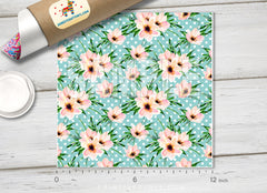 Floral Flower Patterned HTV 628