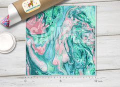 Green Marble Patterned HTV 1062