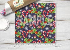 Candy Canes Patterned HTV X00