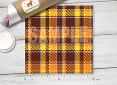 Check Plaid Tartan Patterned HTV 595