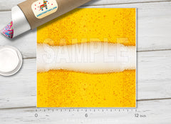 Beer with bubble Printed HTV- 789