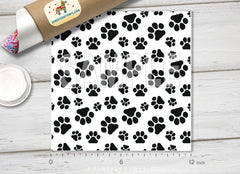 Paw Dog Foot print Patterned HTV- 919
