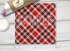 Tartan Plaid Patterned Adhesive Vinyl 454