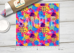 Abstract Graffiti Cloud Pattened HTV 1350