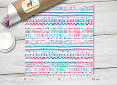 Watercolor Ethnic Tribal Printed HTV-800