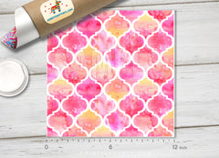 Watercolor Moroccan Patterned HTV 441