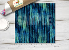 Indigo and Green Tie Dye Patterned HTV 438