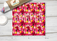 Roses Patterned Adhesive Vinyl 336
