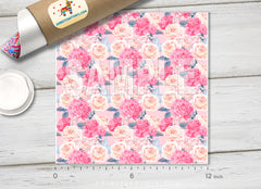 Peonies and Roses Patterned HTV 367