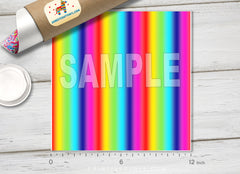 Rainbow Spectrum Patterned Adhesive Vinyl 054