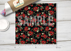 Rose Flower Patterned Adhesive Vinyl 292