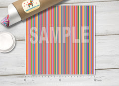 Rainbow Stripes Patterned HTV 329