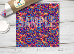 Ornate Floral Patterned HTV 295