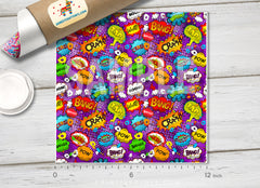 Comic Bubbles Patterned HTV 208