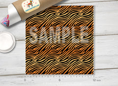 Tiger Patterned Adhesive Vinyl 134