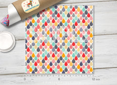 Pastel Drop Patterned Adhesive Vinyl 285