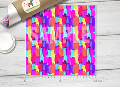 Oil Painting Patterned Adhesive Vinyl 047