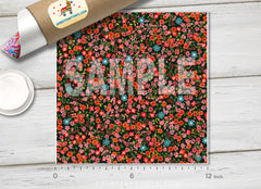 Tiny Flower Patterned Adhesive Vinyl 131