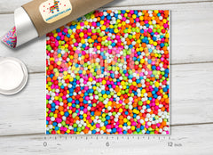 Sugar Sprinkles Comic Patterned HTV 762