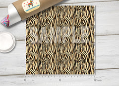 Tiger Skin Pattern Printed Vinyl/ Indoor / Outdoor/ Heat Transfer Vinyl-756 - Printive Vinyl | Patterned Vinyl