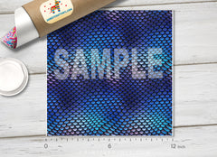 Mermaid Scales Patterned HTV 234 - Donkey Craft Vinyl