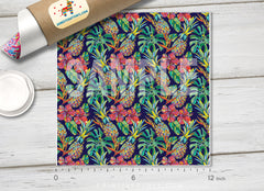 Tropical Pineapple Patterned Adhesive Vinyl 063