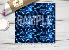 Electricity Lightning Patterned Adhesive Vinyl 087