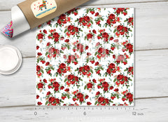 Rose Flower Patterned Adhesive Vinyl 294