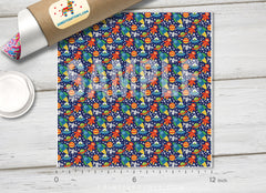 Cartoon Space Patterned Adhesive Vinyl 318