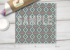 Tribal Geometric Patterned HTV 309