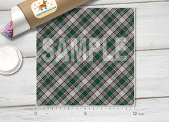 Irish Tartan  Patterned Adhesive Vinyl 382