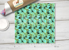 Banana Palm Tree Patterned HTV 401