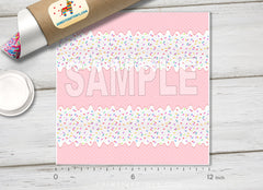 Pink Ice Cream Corn Patterned HTV 1302