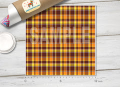 Check Plaid Tartan Patterned HTV 595