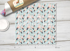 Owl Bird Flower Patterned HTV 1120