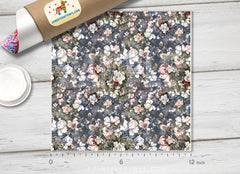 Watercolor Roses Patterned HTV 537