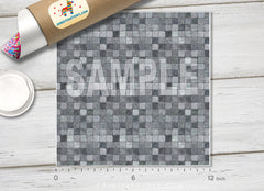 Grey Block Patterned HTV 168