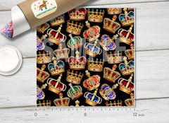 Golden Crown Patterned HTV 1380