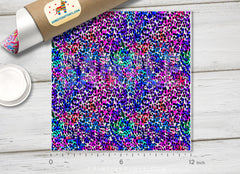Colorful Leopard Patterned HTV 403