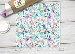 Spring Flowers Patterned HTV 991