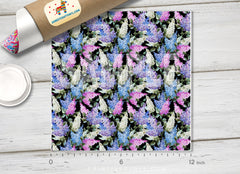 Watercolor lilac flower Patterned HTV 669