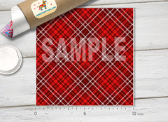 Tartan Plaid Patterned Adhesive Vinyl 462