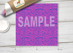 Purple Chevron Patterned HTV L045