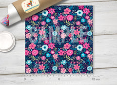 Ditsy Floral Patterned Vinyl/ Indoor / Outdoor/ Heat Transfer Vinyl- 929 - Printive Vinyl | Patterned Vinyl