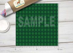 Saint Patrick's Day argyle Patterned HTV 359