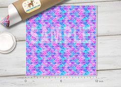 Mermaid Scales Pattern Adhesive Vinyl 575