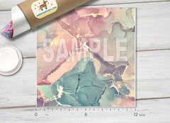 Marble Leaves Patterned HTV 1340