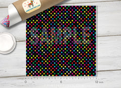 Polka Dots Patterned Adhesive Vinyl 265