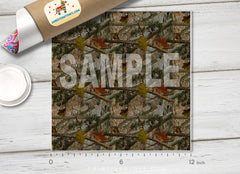 Hunting Camouflage Patterned Adhesive Vinyl 124